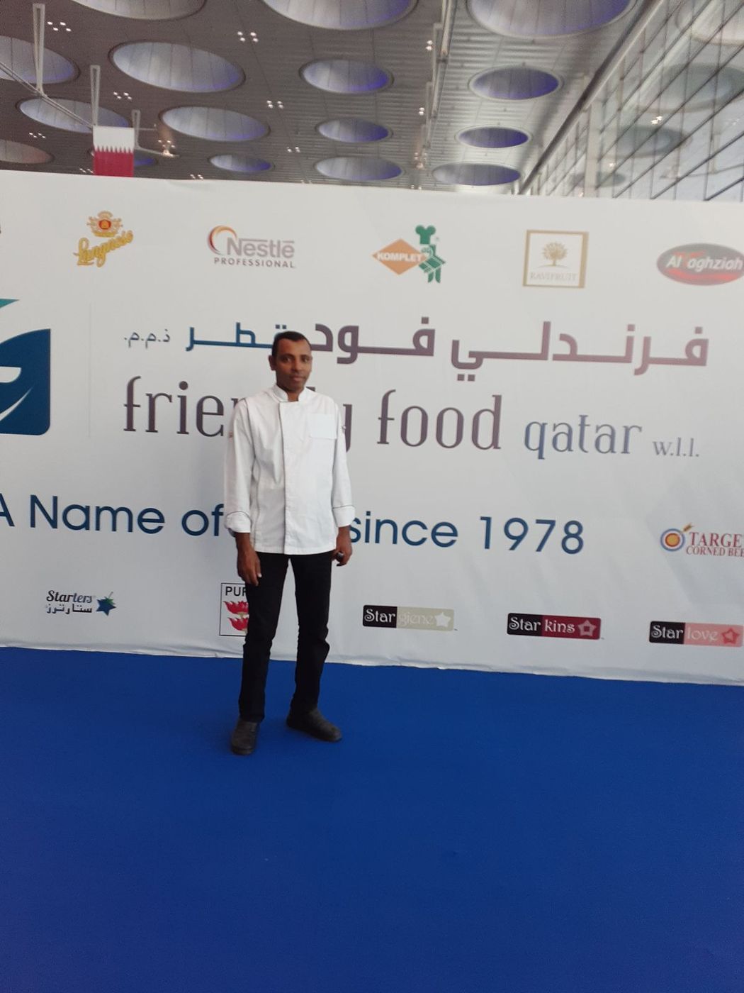 Chef Mohamed Saleh at Qatar Culinaire